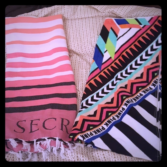 Victoria's Secret Accessories - Victoria's Secret beach blanket and towel NWOT